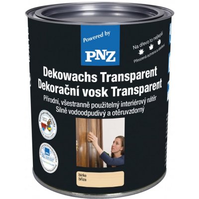 PNZ Dekorační vosk transparent 0,25 l eben – Zboží Mobilmania