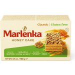 Marlenka Bezlepkový medový dortík s vlašskými ořechy 100 g – Zboží Dáma