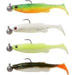 Savage Gear Gumová nástraha Fat Minnow T-Tail RTF Sinking Darkwater - 9cm / 7g + 7.5g #2/0 – Zbozi.Blesk.cz