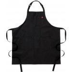 Hedley And Bennett Kuchařská zástěra na vaření Caviar Black – Sleviste.cz