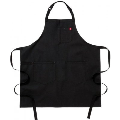 Hedley And Bennett Kuchařská zástěra na vaření Caviar Black – Sleviste.cz