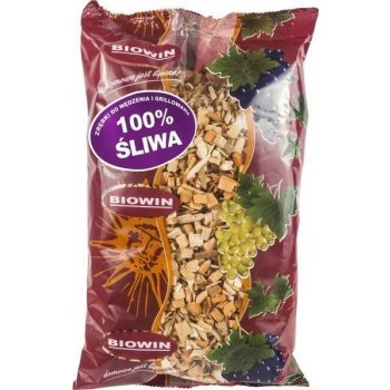 BIOWIN Dřevní štěpka na uzení a grilování 450g švestka