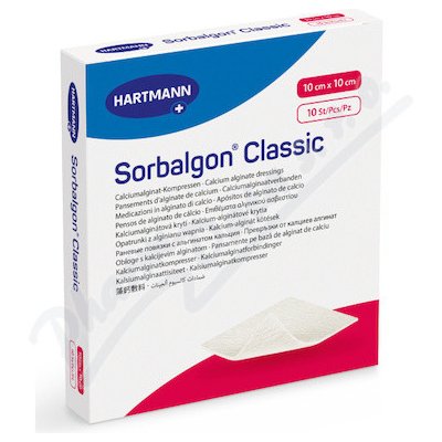 Sorbalgon Classic sterilní 10 x 10 cm 10 ks – Zbozi.Blesk.cz