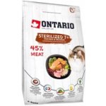 Ontario Cat Sterilised 7 + 6,5 kg – Zbozi.Blesk.cz