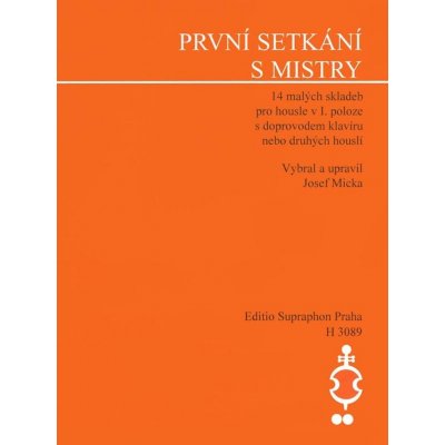 První setkání s mistry - Josef Micka – Zboží Mobilmania