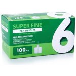Super Fine jehly pro inzul.pera 6 mm 31G 100 ks – Zboží Dáma