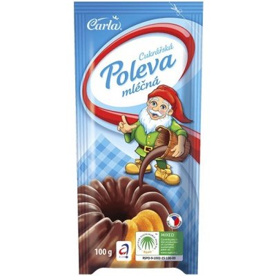 Carla Cukrářská poleva mléčná 100 g – Zboží Dáma