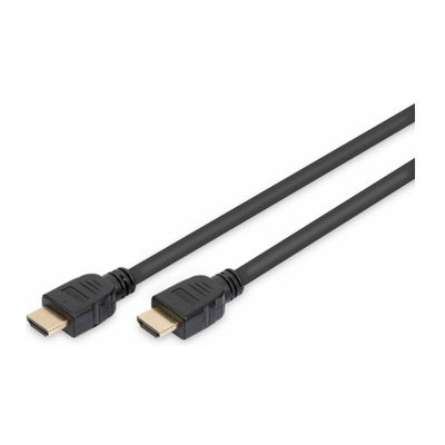 Digitus připojovací kabel HDMI 2.1 Ultra High Speed, typ A M / M, 5,0 m, s Ethernetem, UHD 8K 60p, zlacené konektory