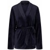 Župan Triumph dámský župan Sensual Velour Robe Top BLUE modrý 7064 BLUE