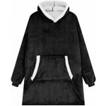 Verk 24558 Televizní mikina s kapucí oversize černá – Sleviste.cz