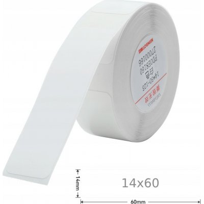 Niimbot štítky RP 14x60mm pro D11 a D110 bílé, 110ks – Zboží Dáma