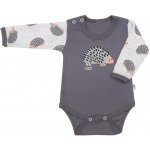 Kojenecké body s dlouhým rukávem New Baby Ježek – Zboží Mobilmania
