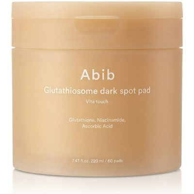 Abib Glutathiosome Dark Spot Pad Vita Touch hydratační a rozjasňující polštářky na obličej 220 ml/60 ks – Hledejceny.cz