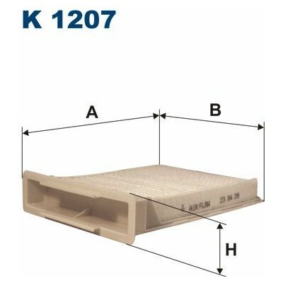 Filtr, vzduch v interiéru FILTRON K 1207 – Hledejceny.cz
