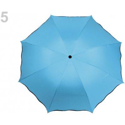 Dámský skládací deštník kouzelný 5 modrá azuro – Zboží Mobilmania