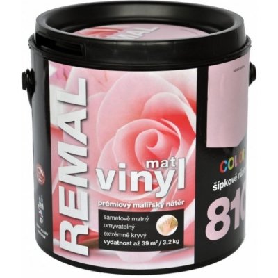 Barvy a laky Hostivař REMAL vinyl color 810 šípkově růžová 3,2 kg