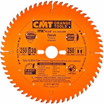 CMT ITK Ultra tenký kotouč pro příčné řezy D250x2,4 d30 Z60 HM – Sleviste.cz