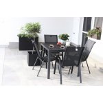 Vikio Venkovní malý zahradní set pro 4 osoby DK301 antracit – Hledejceny.cz
