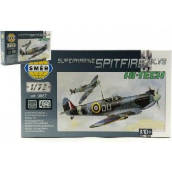 Směr Model Supermarine Spitfire MK.VB HI TECH 12 8x13 6 cm v krabici 25x14 5x4 5 cm 1:72