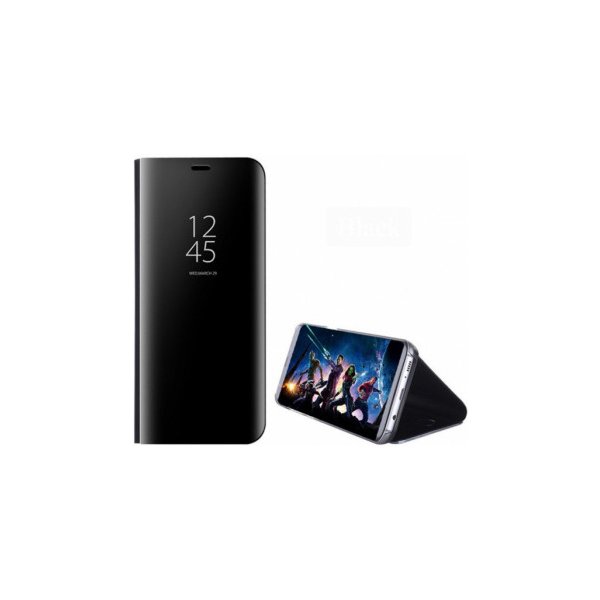 Pouzdro a kryt na mobilní telefon Pouzdro SES Zrcadlové Flip Samsung Galaxy A40 A405F - černé