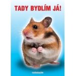 Nálepka 12x8,5 cm křeček zlatý – Zboží Dáma