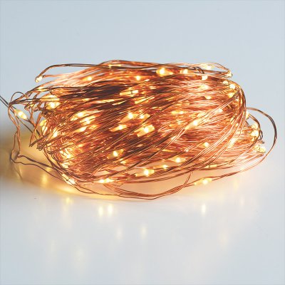 ACA Lighting LED dekorační řetěz 30m 300LED WW 8 funkcí s adaptérem měď [XCW300WWAF44] – Hledejceny.cz
