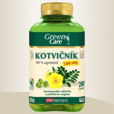 Vita Harmony XXL Kotvičník 500 mg 90% saponinů 240 kapslí - TRIBULUS