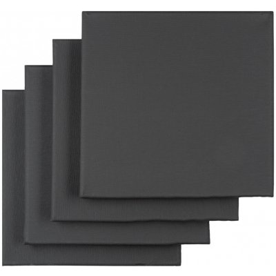 Malířské plátno na rámu šepsované černé – Zboží Dáma