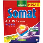 Somat All in 1 Extra Lemon & Lime tablety do automatické myčky na nádobí 75 ks 1245g – Zbozi.Blesk.cz
