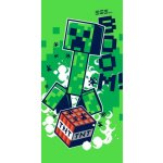 Jerry Fabrics Bavlněná froté osuška 70 x 140 cm - Minecraft Boom – Zboží Dáma