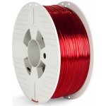Verbatim PET-G struna 1,75 mm pro 3D tiskárnu, 1kg, červená transparent – Zboží Živě