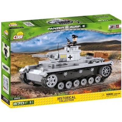 Cobi 2523 SMALL ARMY II WW PzKpfw III Ausf. E, 470 k, 1 f – Zbozi.Blesk.cz