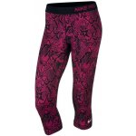 Nike Kalhoty 3/4 běžecké fitness Pro 34 / 2016 černé růžové – Sleviste.cz