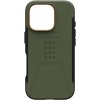 Pouzdro a kryt na mobilní telefon Apple UAG Husa Civilian Magsafe iPhone 16 Pro Olive Drab