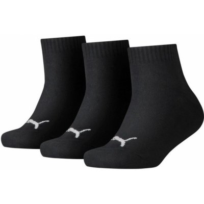 PUMA Kids Quarter Ponožky 3 Pack Black – Zboží Mobilmania