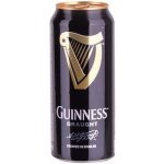 Guinness Draught tmavé nefiltrované 4,2% 0,44 l (plech) – Hledejceny.cz