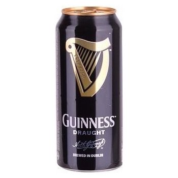 Guinness Draught tmavé nefiltrované 4,2% 0,44 l (plech)