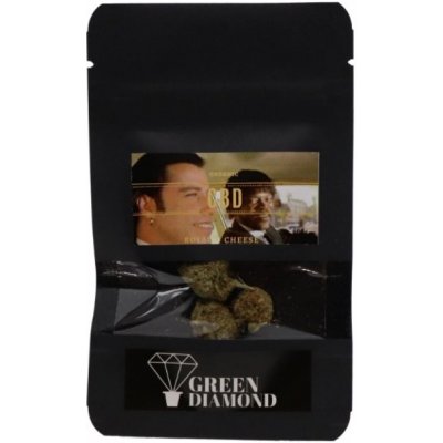 Green Diamond Royal Cheese CBD květy THC do 1% 1 g – Zboží Dáma