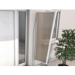 Gutta Guttavordach boční stěna B2 PC 175 x 60 cm bílá / bronz – Hledejceny.cz