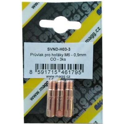 Průvlak pro hořáky M6 - 1,0mm CO - 3ks – Zboží Mobilmania