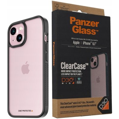 PanzerGlass ClearCase D30 Apple iPhone 15 edition černé – Zboží Mobilmania