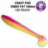 Návnada a nástraha Crazy Fish Vibro Fat 12 cm 13D peach 4 ks