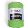 Příze YarnArt Příze Macrame Cotton 802 - neonová zelená