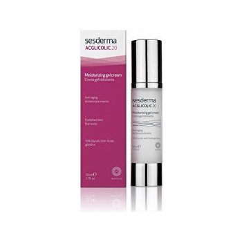 Sesderma Acglicolic Classic Forte Facial gelový krém pro komplexní protivráskovou ochranu (Nanotech, AHA, 10% Glycolic Acid) 50 ml