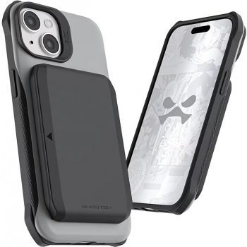 Ghostek Exec Apple iPhone 15 Plus Wallet Case Grey
