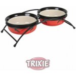 Trixie set keramických misek se stojánkem 2 x 0,25 l/12,5 cm – Zboží Dáma