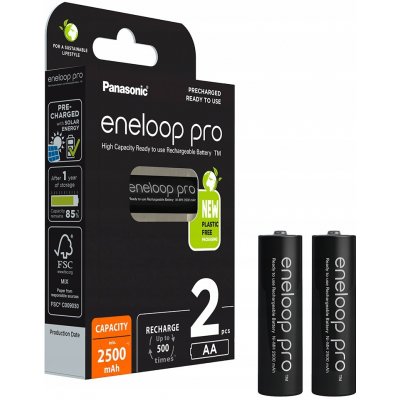 Panasonic Eneloop PRO AA 2ks 3HCDE/2BE – Sleviste.cz