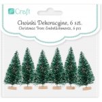 DP Craft Vánoční dekorativní stromečky zelené 5 cm, 6 ks – Hledejceny.cz