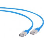 Gembird PP6A-LSZHCU-B-0.25M Patch, S/FTP, 6a, drát, Cu, LSZH, 0,25m, modrý – Sleviste.cz