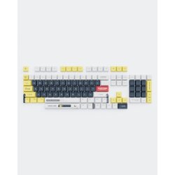 Dark Project PBT Keycaps (ENG - bílá/žlutá) KS-2036